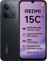 Xiaomi Redmi 15C Midnight Black Smartphone 128 GB 6,000 mAh 17.5 99936666