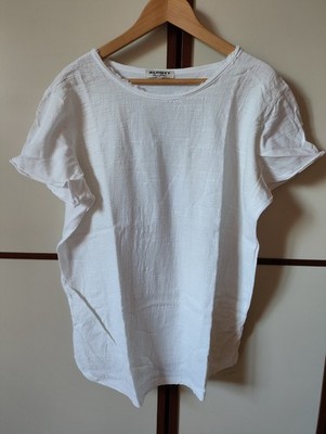 ALCOTT T-SHIRT FARBE WEISS GR XL LINEN BLEND ORIGINAL GEBRAUCHT