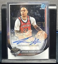 #BCA-JA Jordan Hawkins 2025-26 Bowman Chrome Auto New Orleans Pelicans