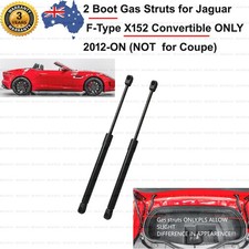 2 Roadster Tailgate Boot Lid Lift Gas Struts for Jaguar F-Type Type X152 2012-ON