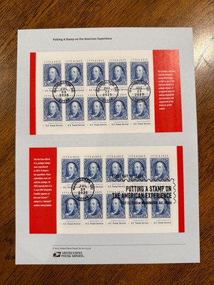 #ad American Commemorative Cancellations #2523 Putting A Stamp #6023 $40.00