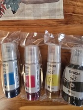 Epson 502 Black/Cyan/Magenta/Yellow Ink Bottle