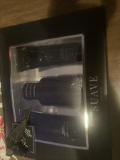 Suave Cologne For Men EBC Collection Fragrance Gift Set Body Lotion Shower Gel