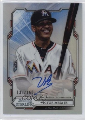 2019 Bowman Sterling Prospect Refractor /150 Victor Mesa Jr #BSPA-VMJ Auto 14md