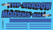 Estes The Shadow Decal Set