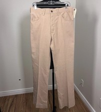 Rare Deadstock/ Vintage 1970s Levi  s Sta-Prest Tan Pants/ USA Made/ Size 32/31 L