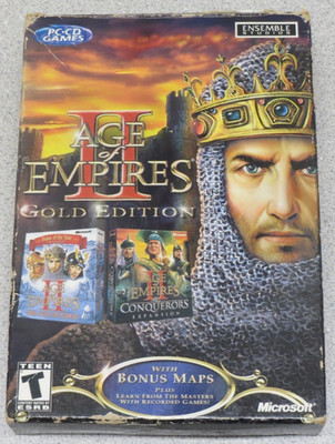 Age of Empires II: Gold Edition 2.0 PC- CD Game - Complete  2002