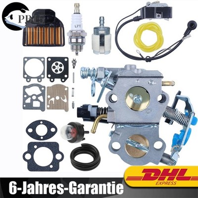 Vergaser für Husqvarna 455 455E 460 461 Rancher Gas Kettensäge mit Tune-Up-Kit