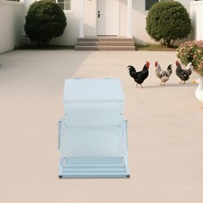 Automatic Metal Treadle Feeder, Galvanized Steel Poultry Feeder 5kg/11.02lbs