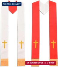 BLESSUME Church Clergy Pastor Reversible Stole