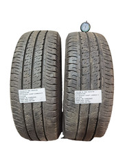 2 PNEUMATICI USATI 195/60 R 16 C 99/97H GOODYEAR ESTIVO 6 MM DOT 2423