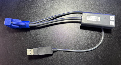 Tripp-Lite Black Blue B078-101-USB-1 USB Black Server Interface Unit