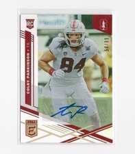 2020 Panini Elite Draft Picks Colby Parkinson #/99 Rookie Card RC Auto