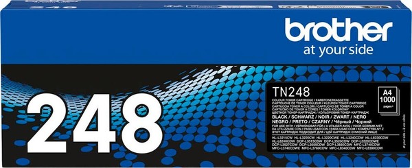 Brother TN-248BK Schwarz Toner Original Black 1000 Seiten Kartusche TN248 Bk-image