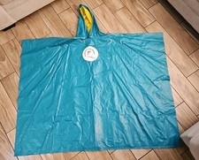 VINTAGE Miami Dolphins Vinyl Poncho Football Retro Rain Gear NFL 