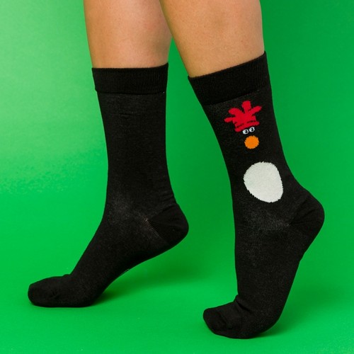 Official Wallace & Gromit Feathers McGraw 2pk Socks : S-M,M-L - Picture 3 of 4
