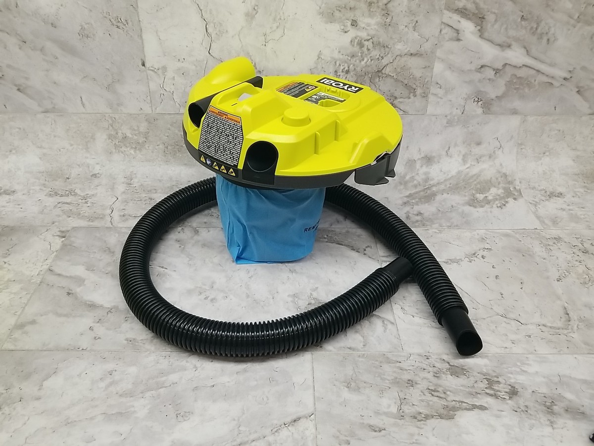 RYOBI 18V Cordless PCL732B 5 Gallon Bucket Top Wet/Dry Vacuum
