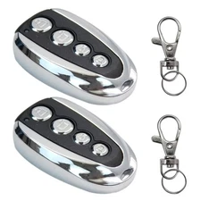 2pcs Cloning Electric Gate Garage Door Remote Control Key Fob 433.92MHz Clone...