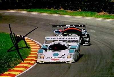 Klaus Ludwig & Bob Wollek Jöst Blaupunkt Porsche 962 Brands Hatch 1988