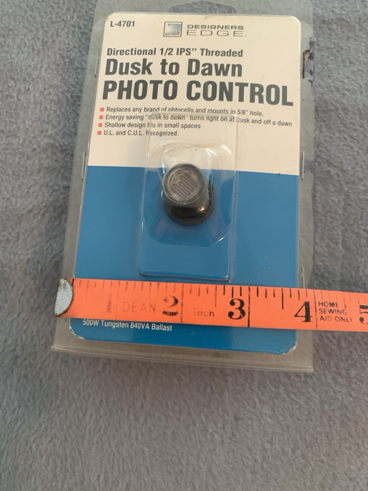 The Designers Edge Dusk to Dawn Photo Control For Outdoor Light Model 4701