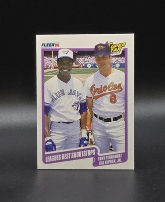 1990 Fleer CAL RIPKEN JR. / TONY FERNANDEZ Super Star Specials Card #634