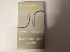 Heyday 3 FT Fast Charging Cable USB-C To USB-C Lavender