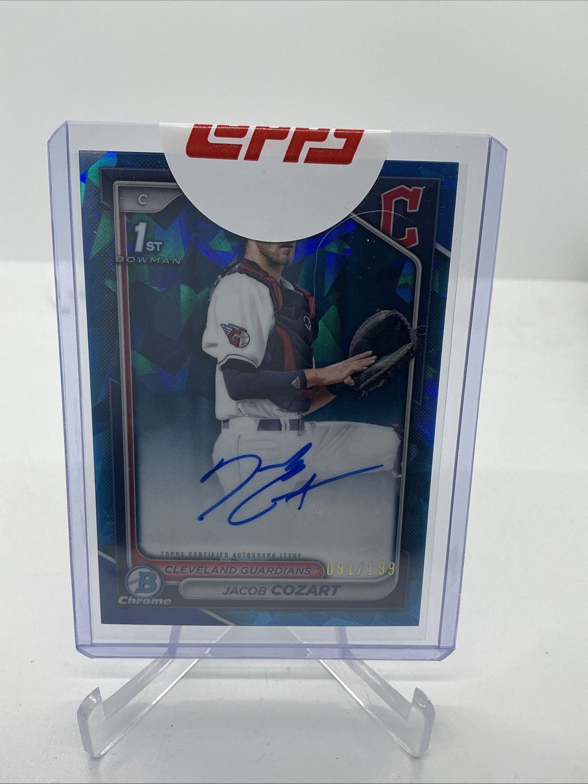 2024 Bowman Chrome Draft Sapphire Jacob Cozart Auto /199 #CPA-JCO