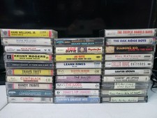 Vintage Lot of 29 80's and 90's Country Music Cassettes - All Tested and Working