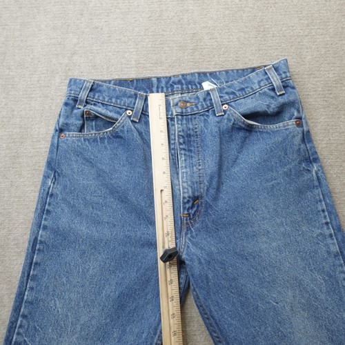 Vintage Levi's 505 Jeans 32 x 32 Blue Zip Fly Orange Tab Made in USA - Picture 7 of 17
