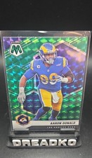 2021 Panini Mosaic - Aaron Donald #120 Green Mosaic Prizm