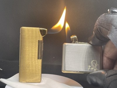 Vintage Working Colibri Lighter Lot Serviced Made In Japan 1 Pipe 1 Cigarette￼