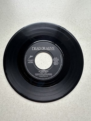 Dead or Alive- In Too Deep/I'd Do Anything.  Jukebox. 7'' vinyl. G+