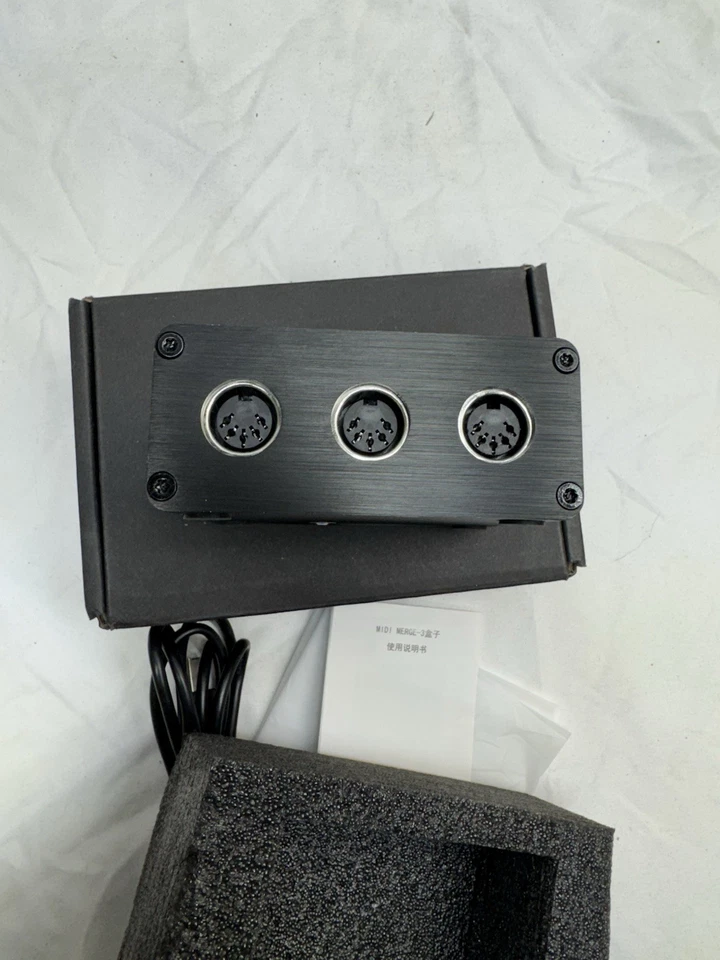 DOREMiDi MIDI MERGE-3 Gitarre Fünf-Pin Interface Midi Host Box Adapter Konverter - Bild 4 von 4