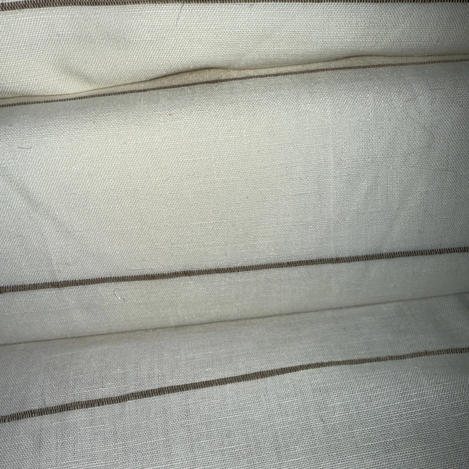 Funda nórdica Studio 3B FULL QUEEN sin fundas marfil marrón rayas granja Foto 3 de 4