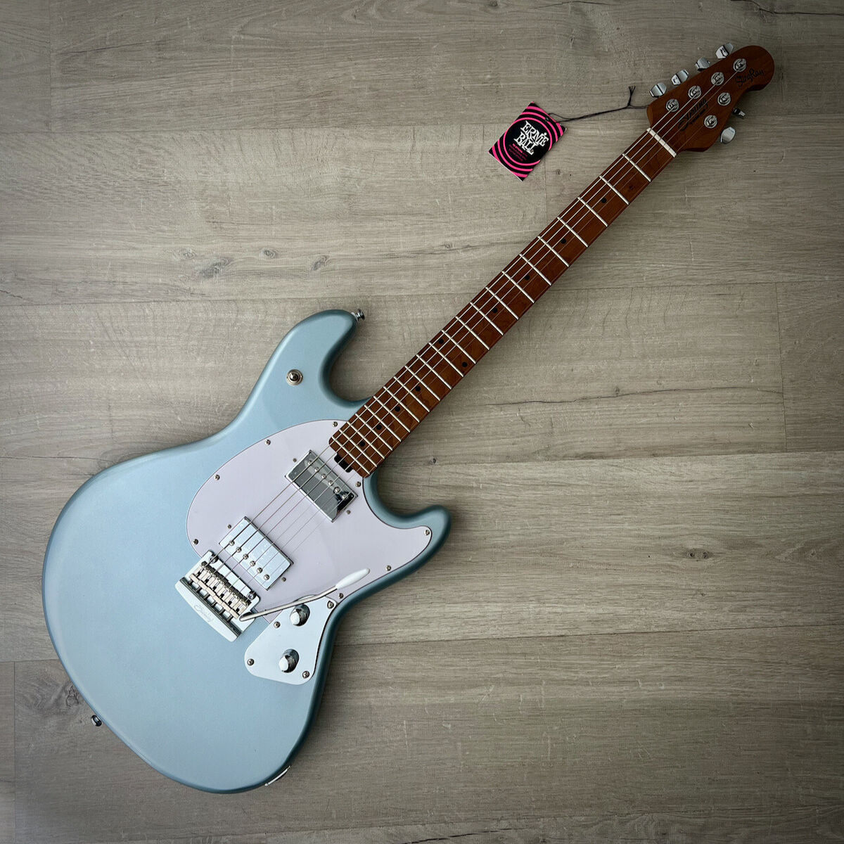 Sterling by Music Man StingRay Guitar SR50, Firemist Silver Sterling by Music Man StingRay Guitar SR50, Firemist Silver