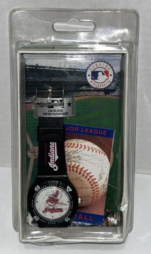 Cleveland Indians Chief Wahoo Watch NIB Analog New Vintage MLB 1995