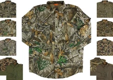 Magellan Outdoors Hunt Gear Shirt Men's Sportswear Rip-Stop, Long Sleeve, Vented