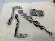 Harley 84 up Touring/ Softail shift levers/brake pedal & shift rod Maltese Cross