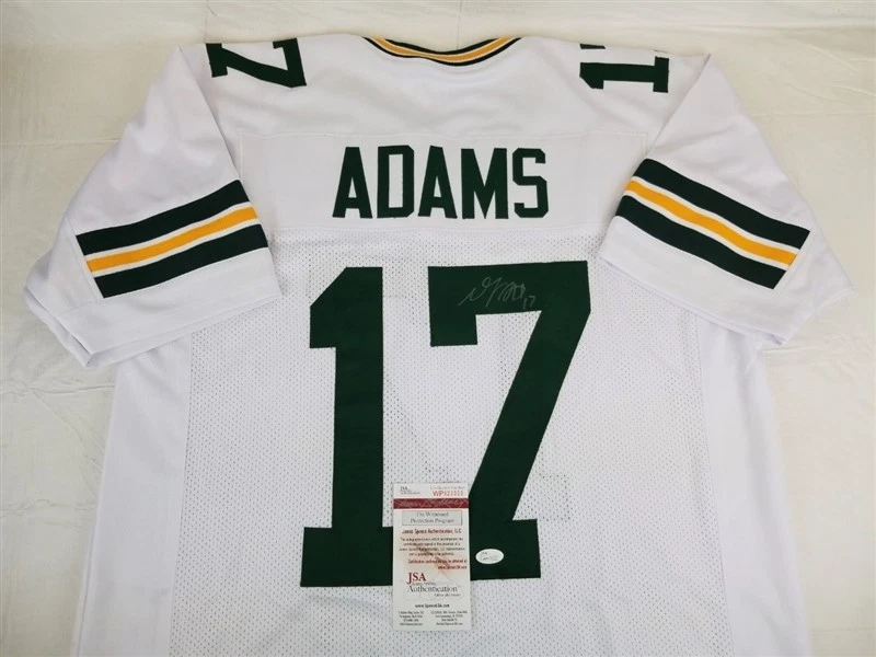 Davante adams white clearance jersey