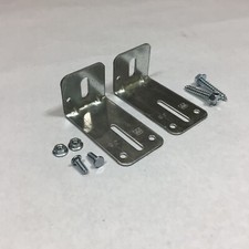 2 Jamb Bracket J-8 Garage Door w/ Lag  Track Bolt Quality Overhead Hardware 8