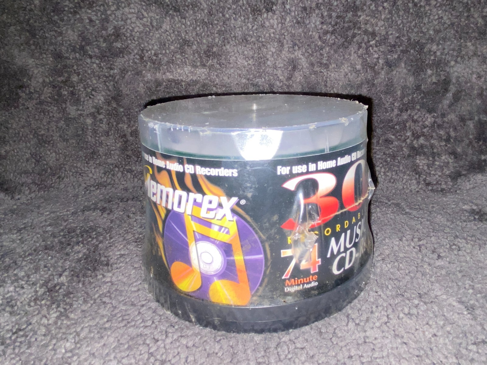 MEMOREX Music CD-R - 30 pack 74 Min Digital Audio Recordable - Brand NEW