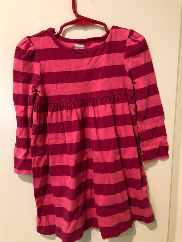 Lot of 2 Girls Dresses Size 3T and 5 Red NR OLD NAVY GYMBOREE