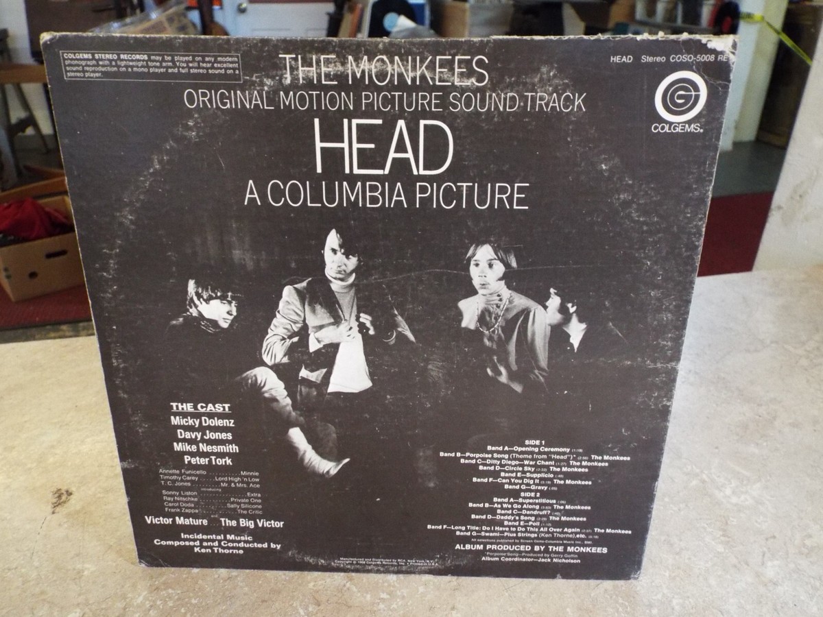 The Monkees Head LP VINYL ALBUM | eBay