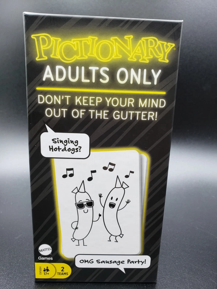 2023 Mattel UNO DARE & Pictionary "Adults Only" Party Bundle Pack - New - Image 3 of 4