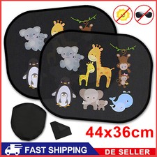 Auto Sonnenblende Cartoon-Tiere Auto Seitenscheibe Sonnenschutz Kinder 44x36cm
