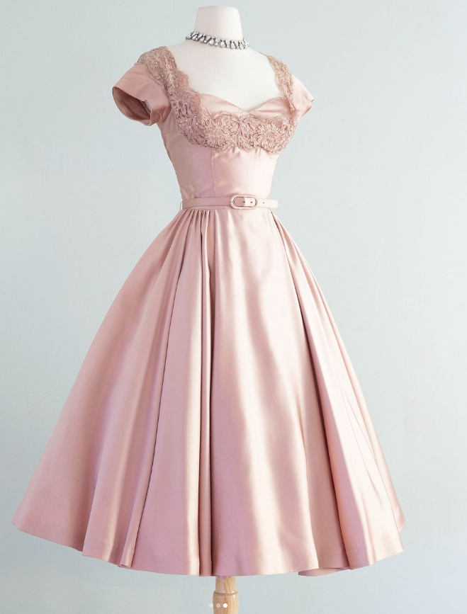 pink dusty dress Dusty Rose Maxi Dress with Silver Jewels
