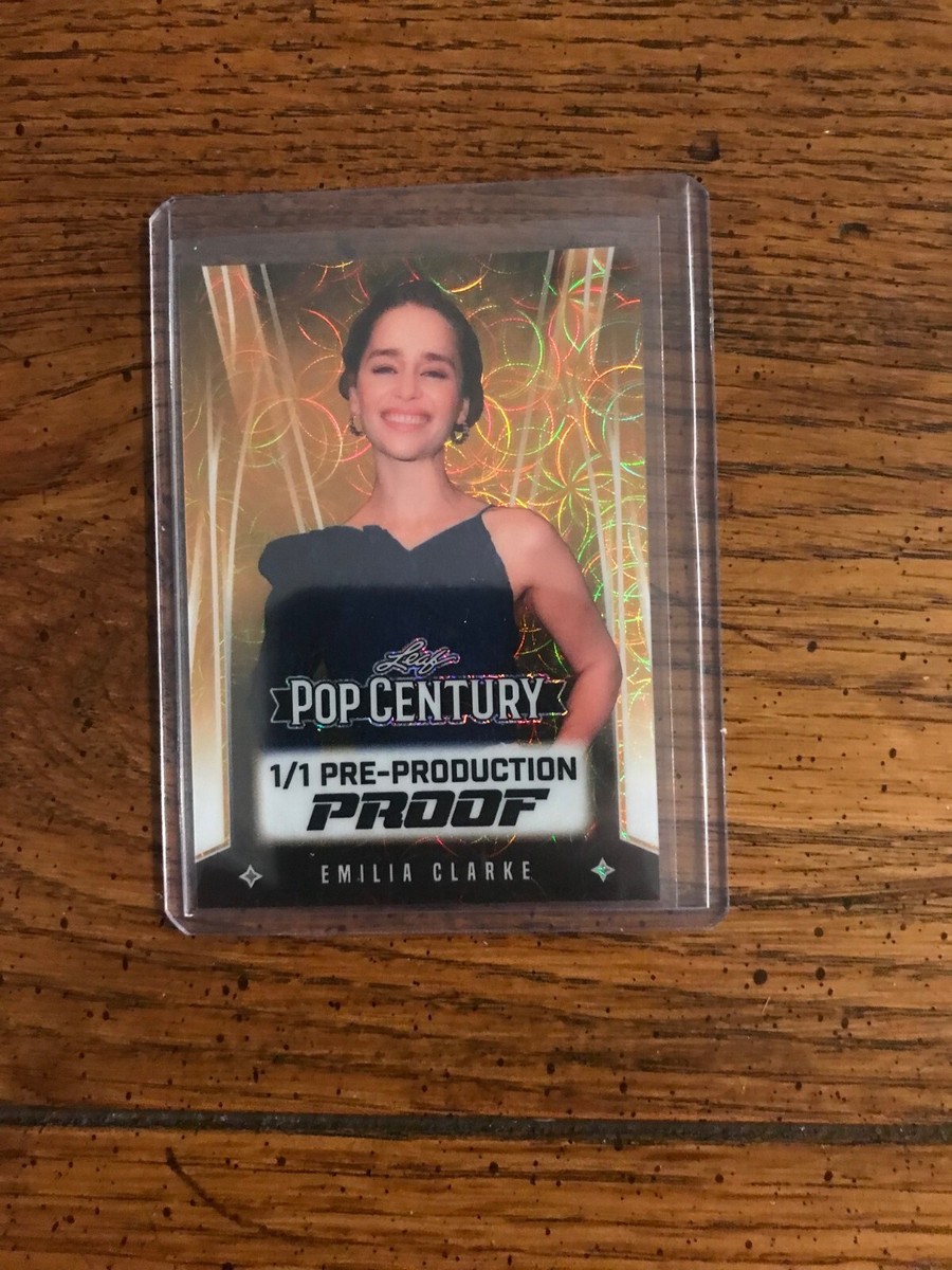 マイティーソーLeaf l Pop Century 1/1 Emilia Clarke Pre-Production Proof 2025 Leaf Pop Century Numbered
