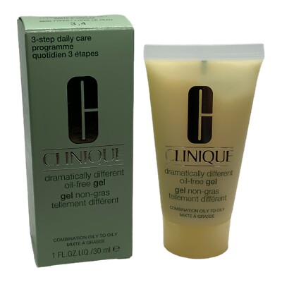 Clinique Dramatically Different Moisturizing Oil Free Gel 1 oz 30 ml In Box New