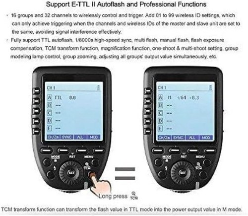 Advanced TTL Wireless Flash Trigger with 5 Groups & Large LCD Display for Nikon - Picture 10 of 10