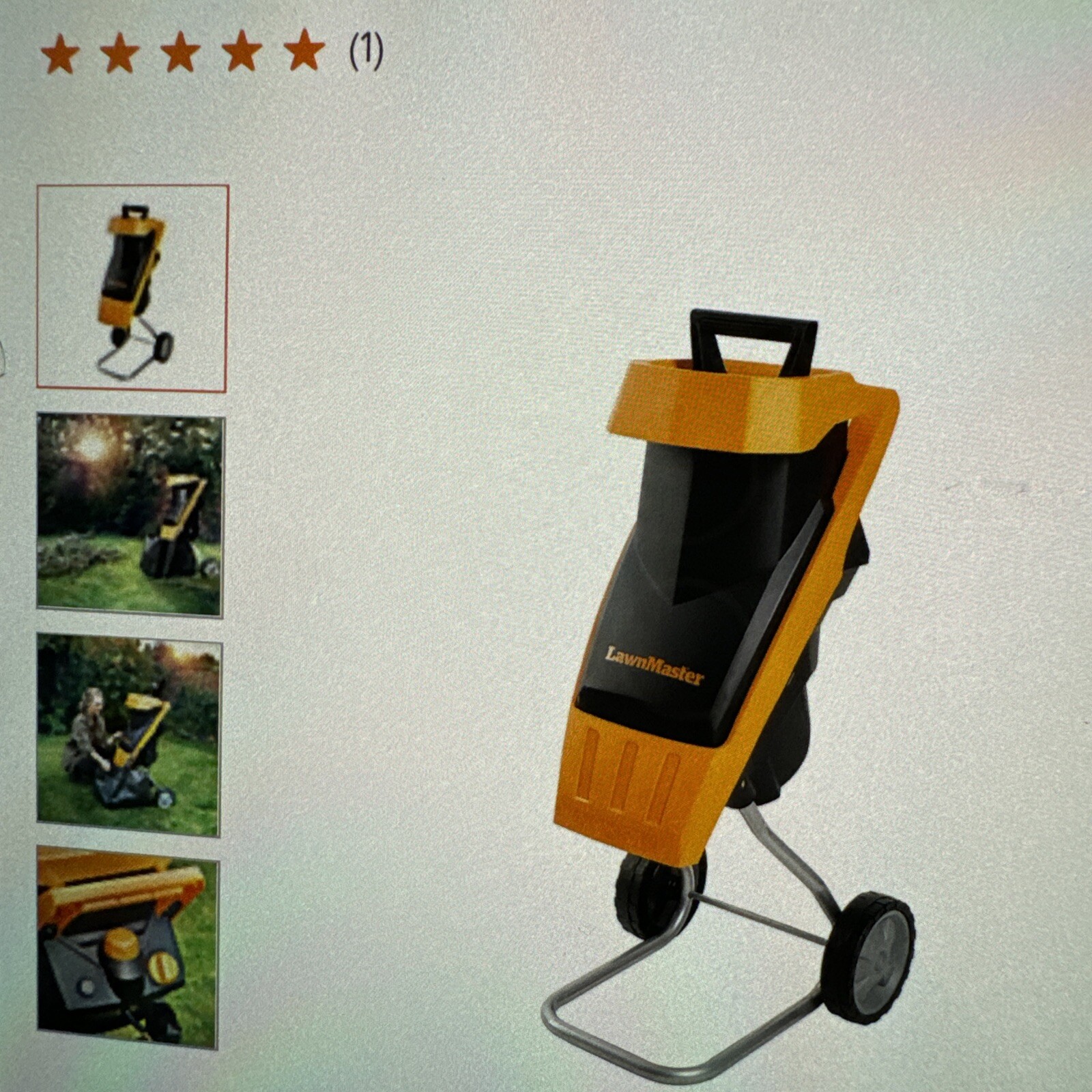 Impact Garden Shredder LawnMaster 2400W, Max diam. 40mm, 50L collection